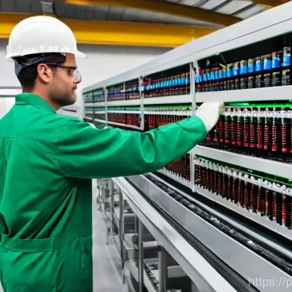 공장자동화 프로그래밍 언어 선택 - **Prompt 1: Legacy of Ladder Logic in a Portuguese Food Processing Plant**
"A wide shot of a bus...