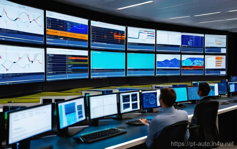 공장자동화 프로그래밍 언어 선택 - **Prompt 1: Legacy of Ladder Logic in a Portuguese Food Processing Plant**
    "A wide shot of a bus...
